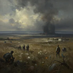 the last war, concept art, deviantart art station, landscape greg rutkowski, cinematic lighting, hyper realistic painting
