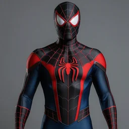 spider - man costume. spiderman. black and red. unique. sharp.