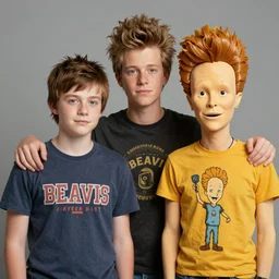 the teen actors who look exactly like beavis and butthead