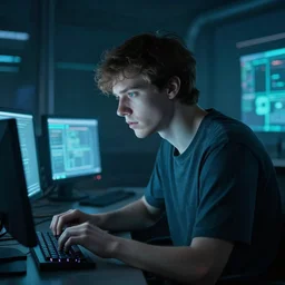 guy discovering that he's inside a computer simulation