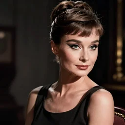 cyberpunk audrey hepburn, intricate unreal engine render