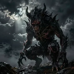 the evil creature always watching, scary, nightmare