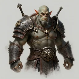 character concept art of an orc warrior | | distinct - fine, key visual, realistic shaded perfect face, fine details by stanley artgerm lau, wlop, rossdraws, james jean, andrei riabovitchev, marc simonetti, sakimichan, and jakub rebelka, trending on artstation