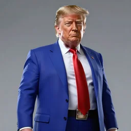 donald trump as saitama, hd, high detailed