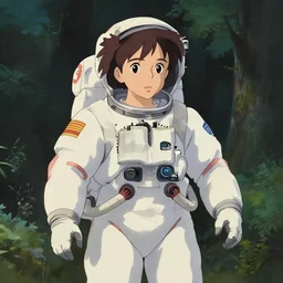 emma watson as an astronaut by makoto shinkai