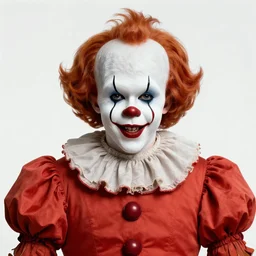 Wholesome Pennywise from It posing from LinkedIn profile picture, professional headshot