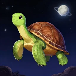 great a'tuin, discworld, turtle in space, digital art