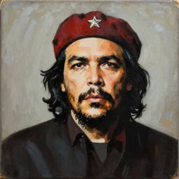cubic painting fidel castro