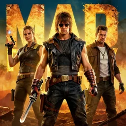 mad max, masterpiece by Edgar Maxence and Ross Tran and Michael Whelan, 8k, octane render