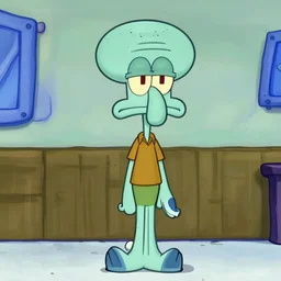 Squidward as The American Psycho