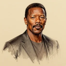 Sketch of Samuel L Jackson