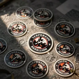 vaporave rebellion stickers, fight