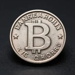a simply designed metal token for a casino, ultra realistic, highly detailed, 4k quality photo