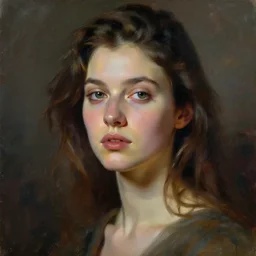 a beautiful painting of a woman portrait, avant - garde, artstation