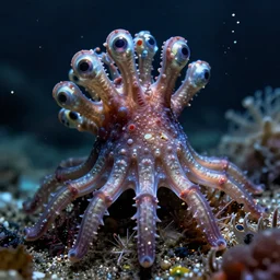 a deep ocean creature with 200 eyes