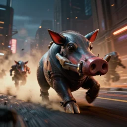 macro closeup photo of halo warthogs being chased in a post apocalyptic city, night, smoke, dust, embers, mad max, action, speed, rocket league, volumetric lighting, hdr, need for speed, gta 5, ridley scott, syd mead, craig mullins, cinematic, octane