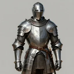 man wearing medieval suit of armor, illustration, concept art, art by wlop