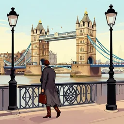 london in 1 9 2 0 cartoon style