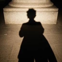 what lies in the shadow of the statue?