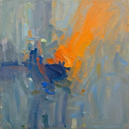 abstract brush stroke, oil paint