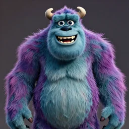 perfectly centered portrait, laughning hairy monster, candid photography, by anne stokes, highly detailed, unreal engine 5
