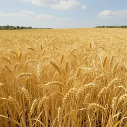 golden wheat field, harvest, unreal, by vincent van gogh
