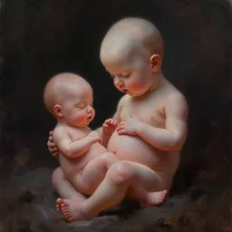 unborn soul, cinematic lighting, trending on artstation, artstationHD, artstationHQ, unreal engine, 8k, oil painting