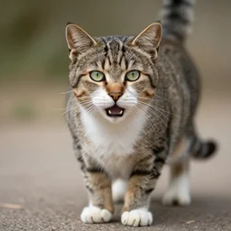 a feline seapig - cat - hybrid. animal photography,