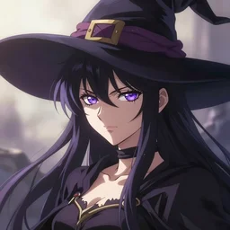 beautiful portrait of a Witch who looks like  Esdeath, Akame Ga Kill  anime character design by Ross Tran, artgerm  detailed, soft lighting