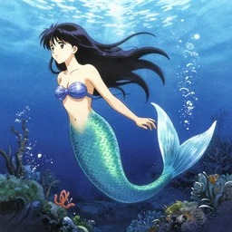 album cover of water merfolk by akihiko yoshida