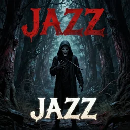 jazz album cover with cursed imagery, creepypasta, SCP