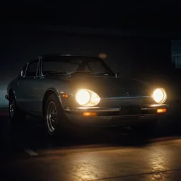 designed by giorgetto giugiaro 1 9 5 5 toyota supra thick neon lights, ektachrome photograph, volumetric lighting, f 8 aperture, cinematic eastman 5 3 8 4 film