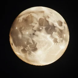 the Moon is on fire