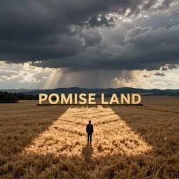 Promise land in the style of David Lynch, by Wes Anderson, concept art, arstation
