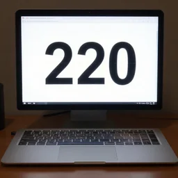 photo of a computer in 2 0 2 0.