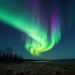 beautiful aurora borealis, high detailed illustration, drawyn cooke art