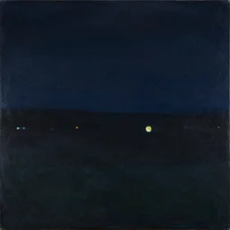 a night landscape background, paul ranson, rob gonsavles, yves tanguy