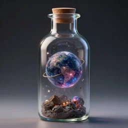 universe inside a bottle