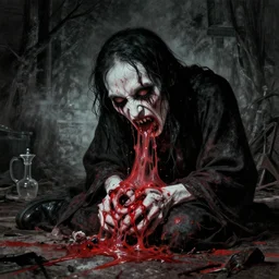 orthodox horror icon in which sergei mavrodi devours himself