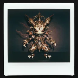 polaroid photo:: a creepy scary pokemon, studio lighting:: by beeple and James Gilleard and Justin Gerard :: ornate, dynamic, particulate, intricate, elegant, highly detailed, centered, smooth, sharp focus