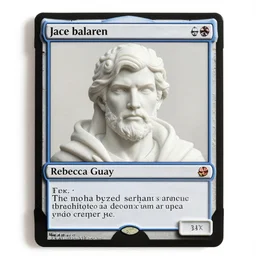 jace balaren the wallet sculpter. portrait by rebecca guay in the style of a full sized magic the gathering art piece