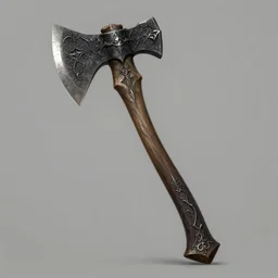 gothic style hatchet axe, exquisite build, concept art, trending on artstation