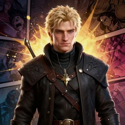 portrait of kvothe, mattepainting concept blizzard pixar maya engine on stylized background splash comics global illumination lighting artstation, sharp focus, lois van baarle, ilya kuvshinov, rossdraws
