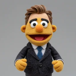milos zeman as a muppet. highly detailed felt. hyper real photo. 4 k.