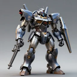 realistic combat mecha in the style of jean - michel basquiat, beeple, metal shaded