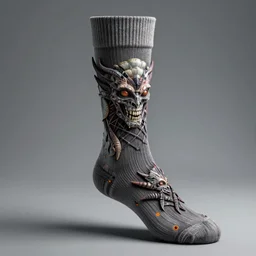 very very beautiful longshot photo of chthonic sock, highly detailed, artstation, concept art, smooth, sharp focus, illustration, art by Ayami Kojima, Beksinski, Giger