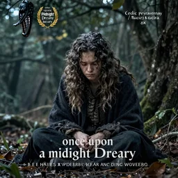 hyperrealistic once upon a midnight dreary as i pondered weak and weary cinematic lighting cedric peyravernay maciej kuciara 8k wide angle