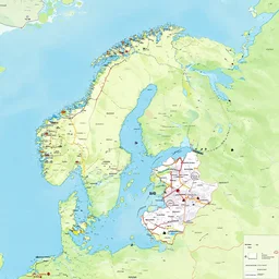 tourist map of helsinki, finland
