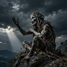ceaseless watcher, turn your gaze upon this wretched thing, horror, photograph