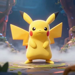 pokemon red remastered, selecting starter, volumetric light, fog, ultra detailed, raycasting effects, unreal engine 5, beautiful